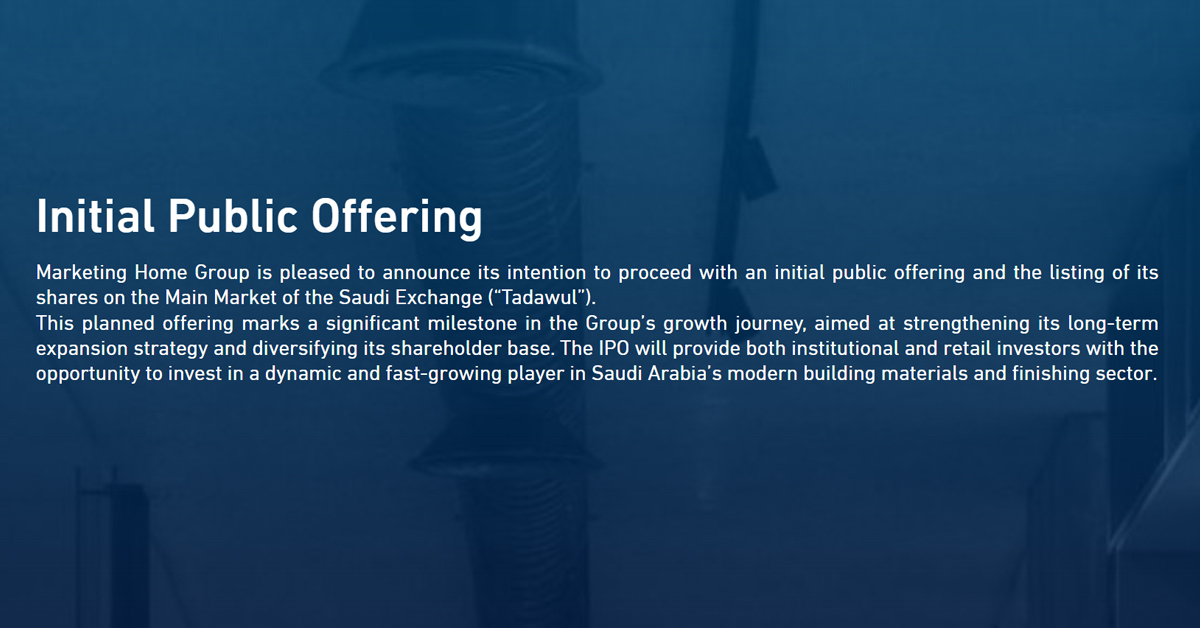 MHG Successfully Listed on the Saudi Exchange